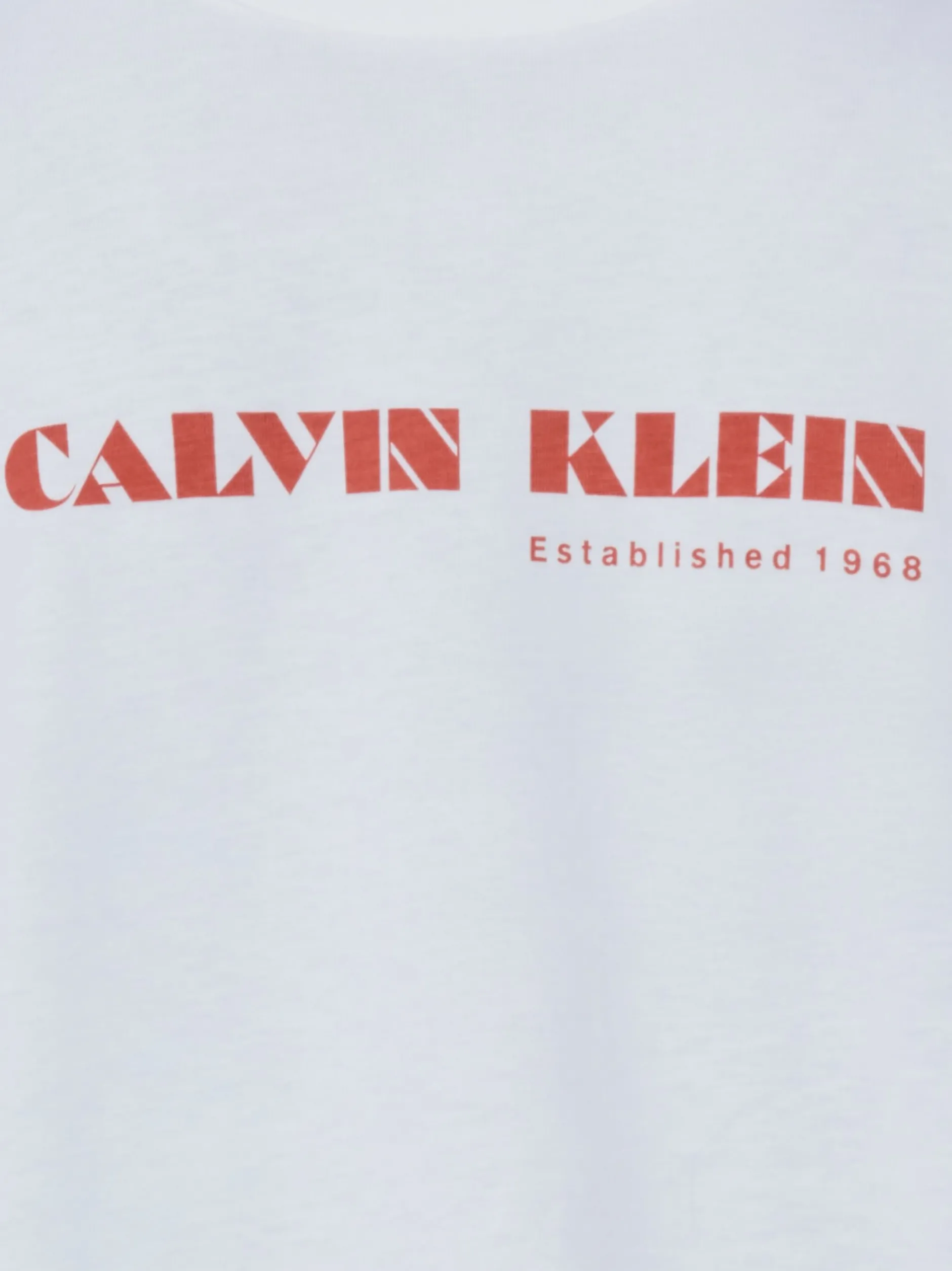 Calvin Klein Jeans Herren T-Shirt in weiß terra