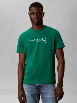 Calvin Klein Jeans Herren T-Shirt in grün
