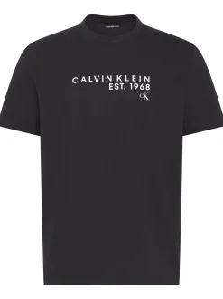 Calvin Klein Jeans Herren T-Shirt in schwarz