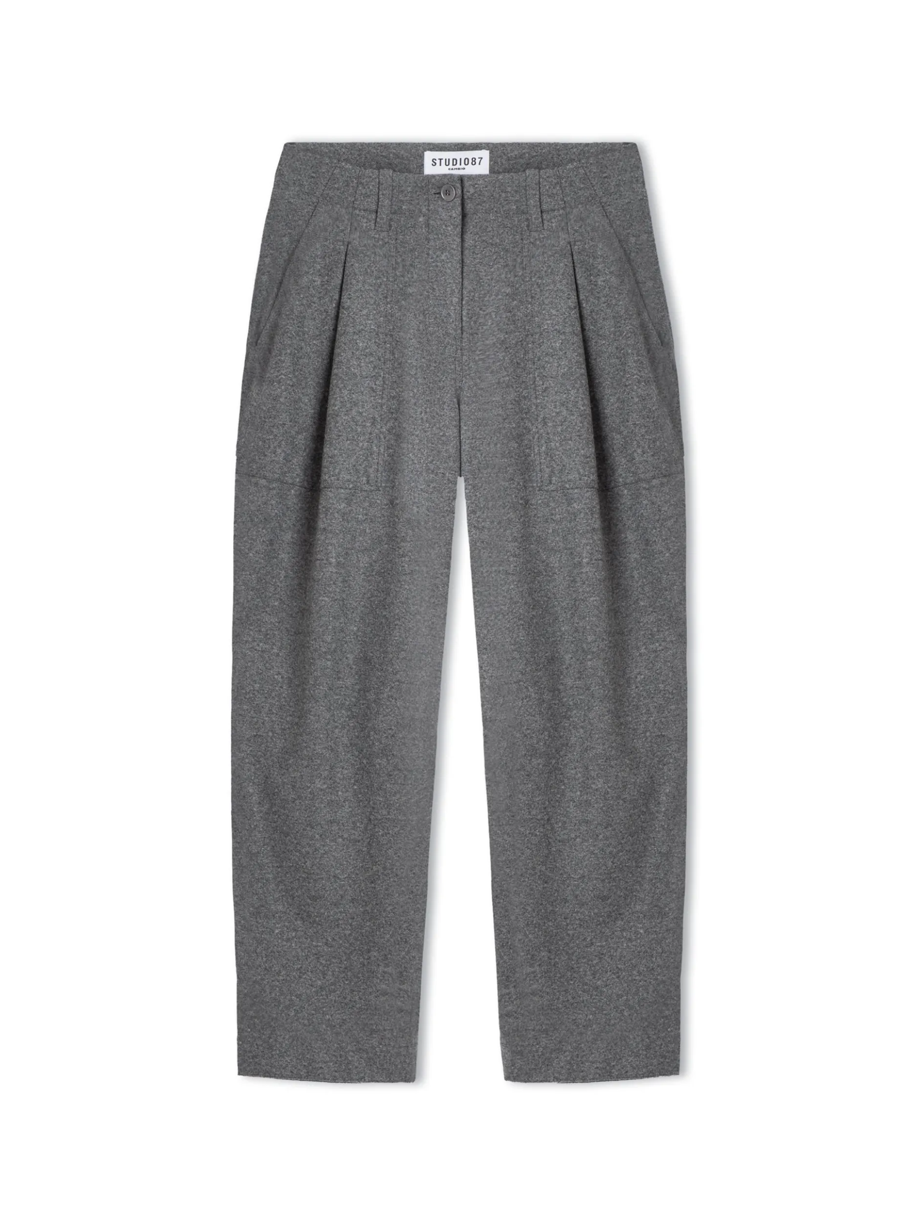 Cambio Damen Barrel Hose - October in grau - Länge: lang