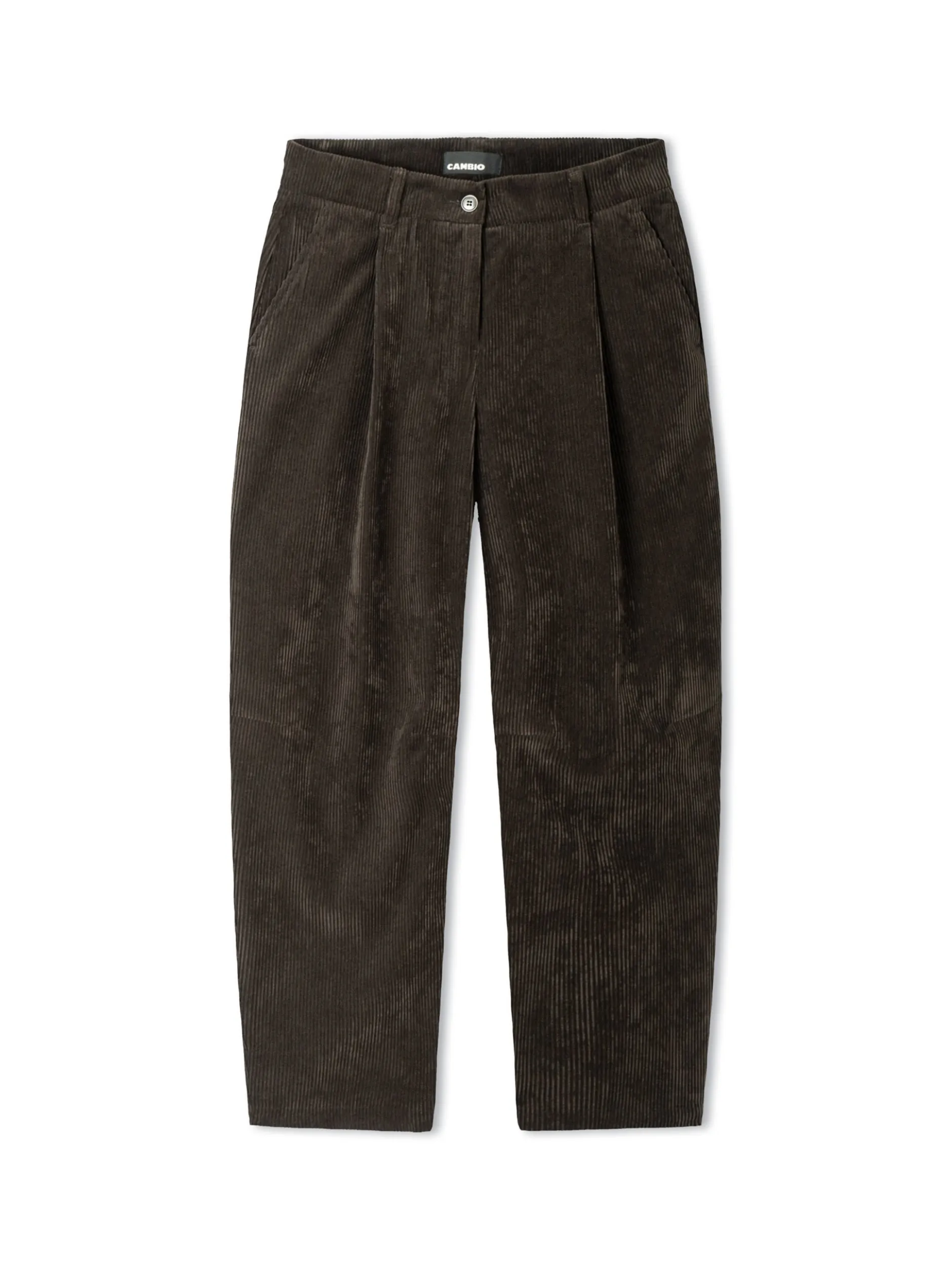 Cambio Damen Cordhose - Ortensia in schoko