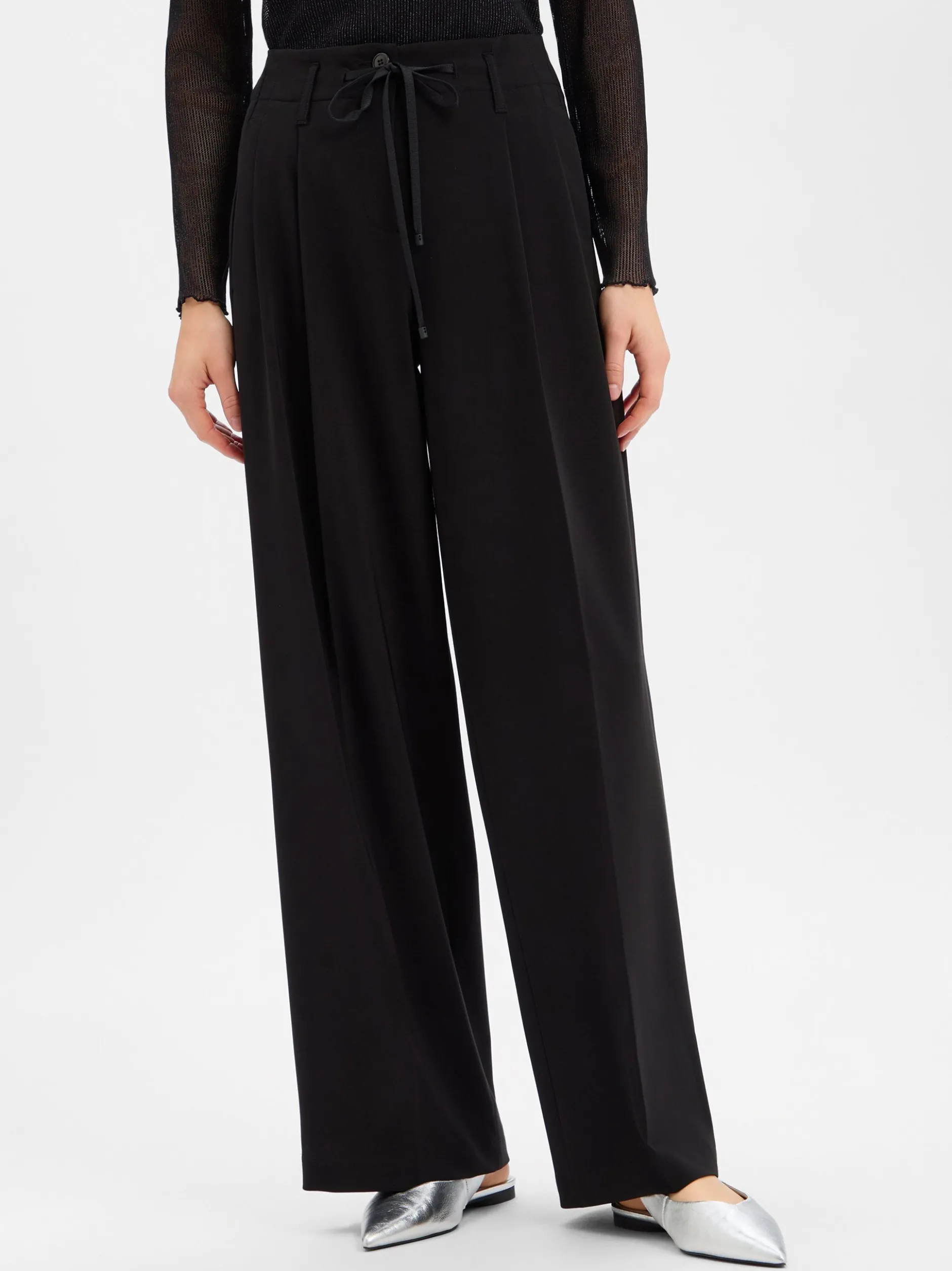 Cambio Damen Hose - Addison in schwarz - Länge: lang