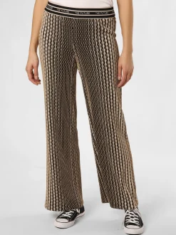 Cambio Damen Hose - Allison in schwarz gold