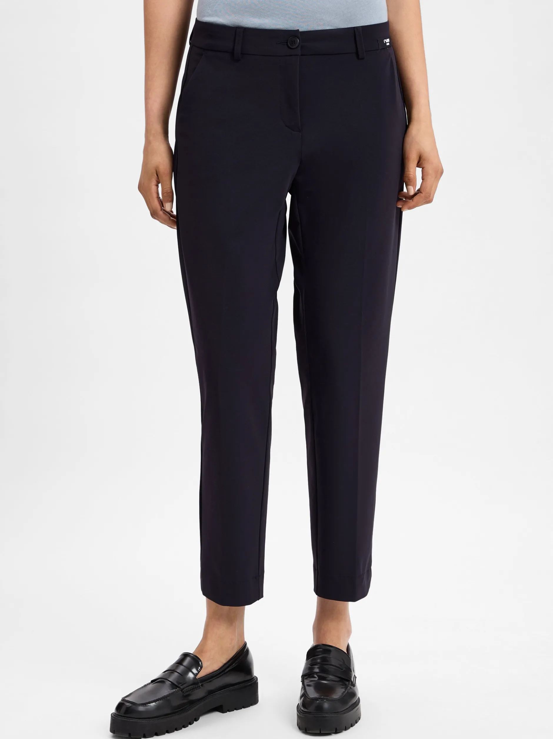 Cambio Damen Hose - Karina in marine - Länge: lang