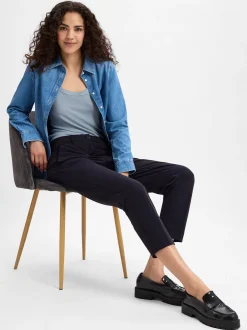 Cambio Damen Hose - Karina in marine - Länge: lang