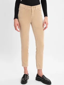 Cambio Damen Hose - Piper in camel - Länge: lang