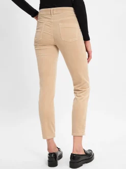 Cambio Damen Hose - Piper in camel - Länge: lang