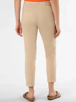 Cambio Damen Hose - Stella in beige - Länge: verkürzt