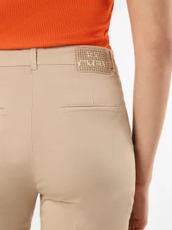 Cambio Damen Hose - Stella in beige - Länge: verkürzt