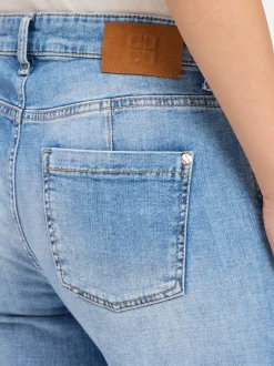 Cambio Damen Jeans - Alek in light stone - Länge: lang