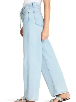 Cambio Damen Jeans - Baggy in bleached - Länge: verkürzt