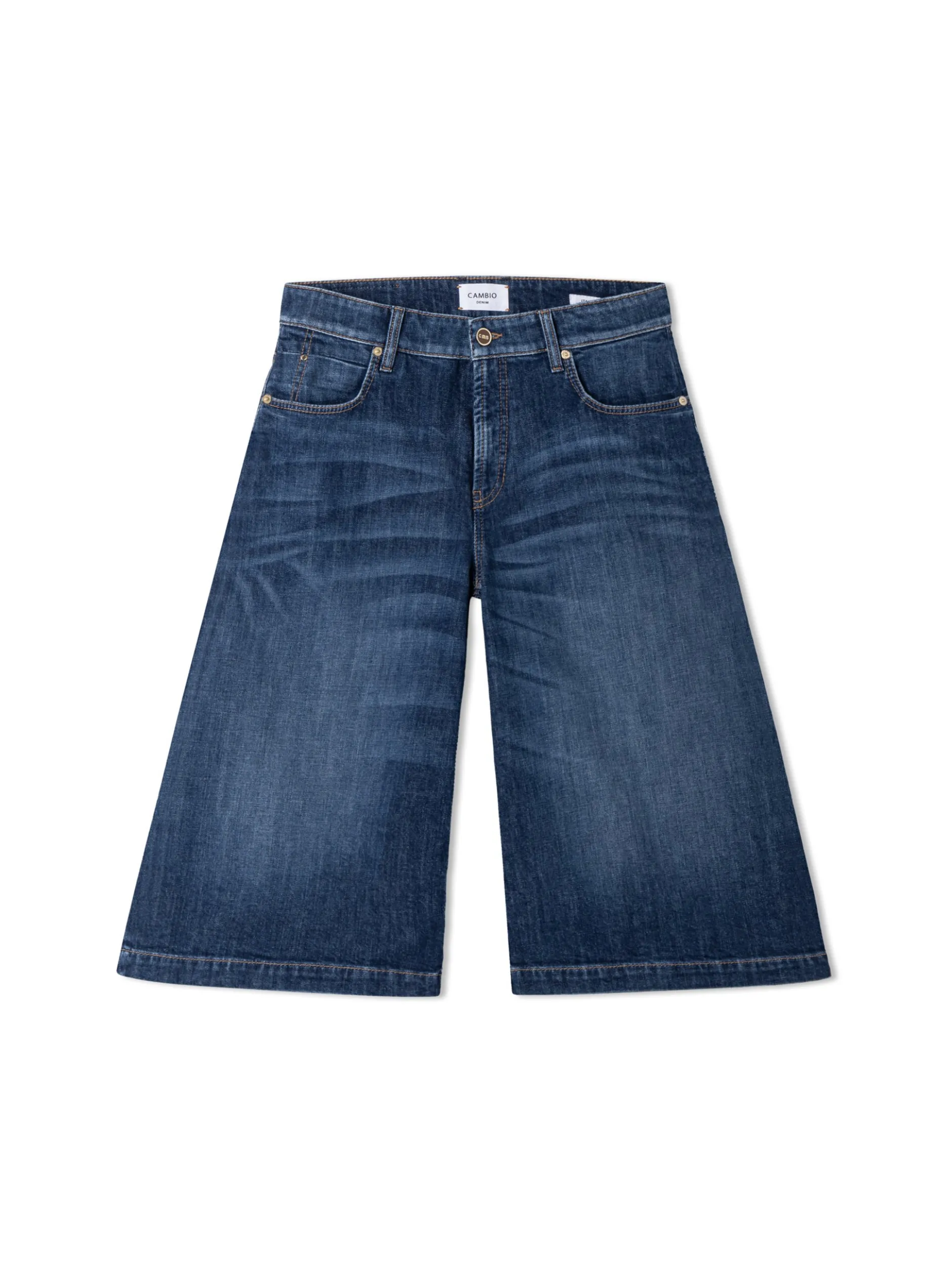 Cambio Damen Jeans-Bermudas - Palazzo in medium stone