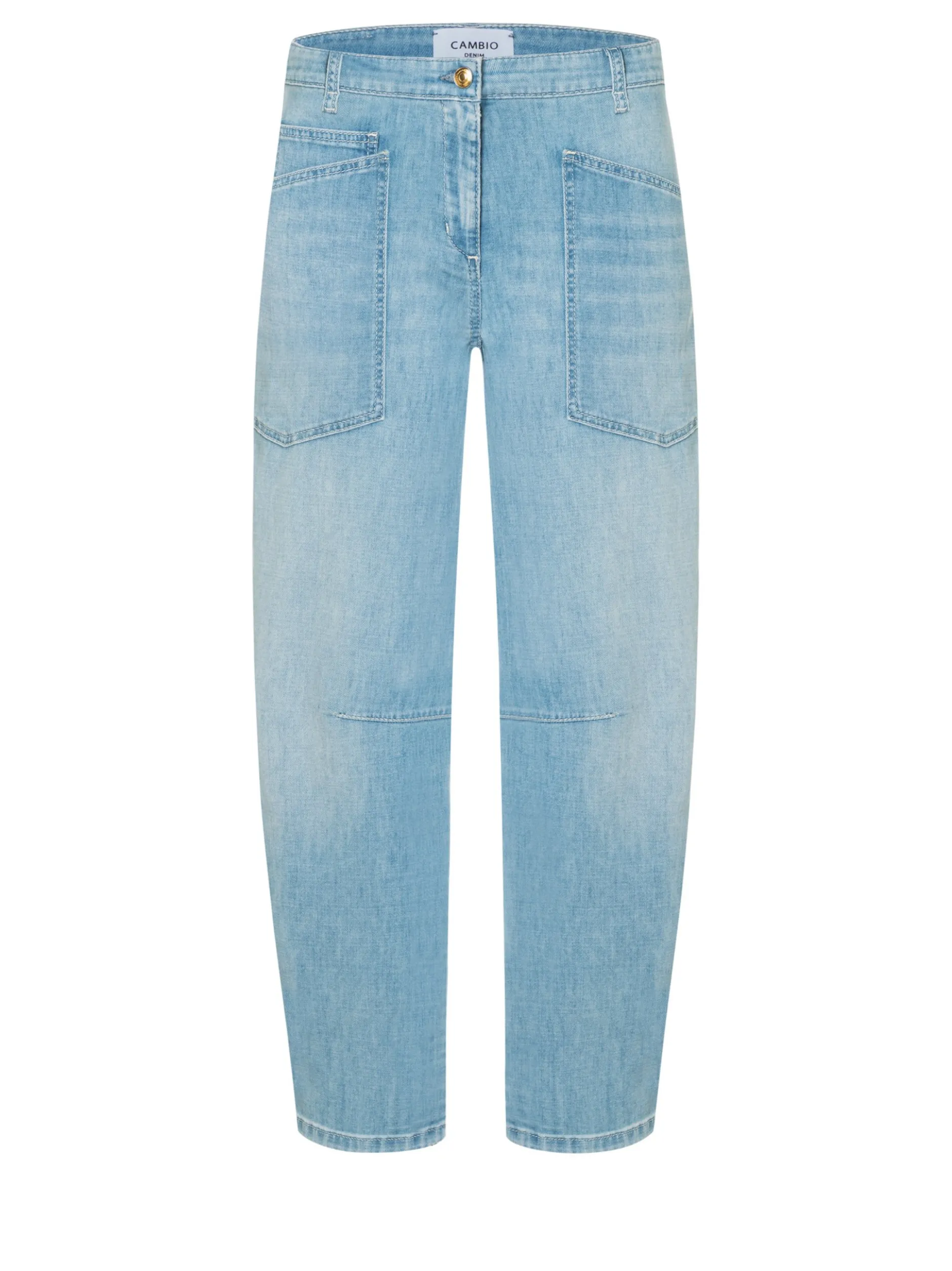 Cambio Damen Jeans - Ocean in bleached - Länge: verkürzt