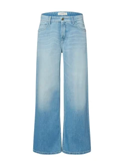 Cambio Damen Jeans - Palazzo in bleached - Länge: lang