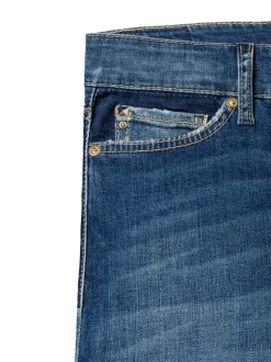 Cambio Damen Jeans - Piper cropped in light stone