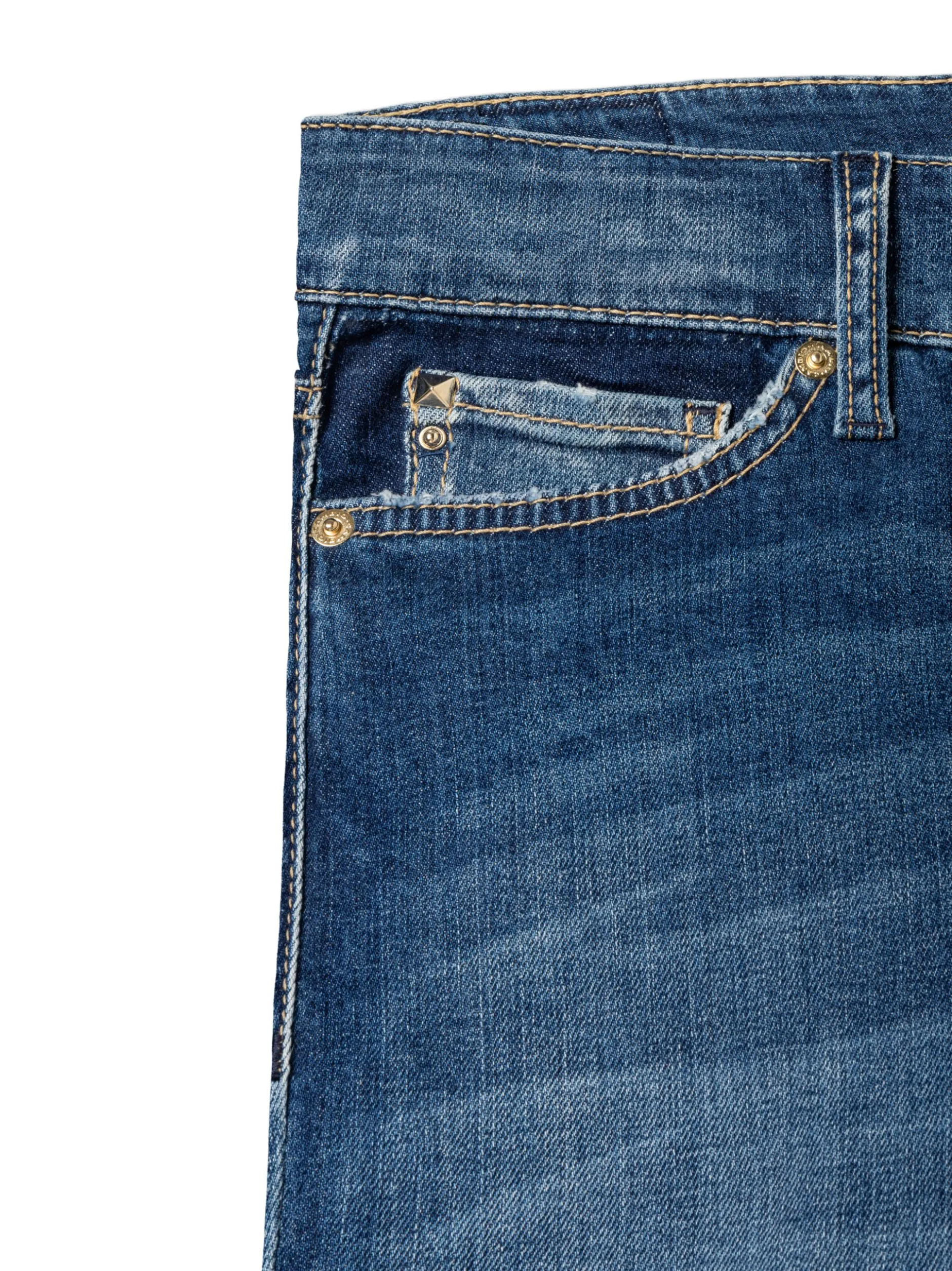 Cambio Damen Jeans - Piper cropped in light stone