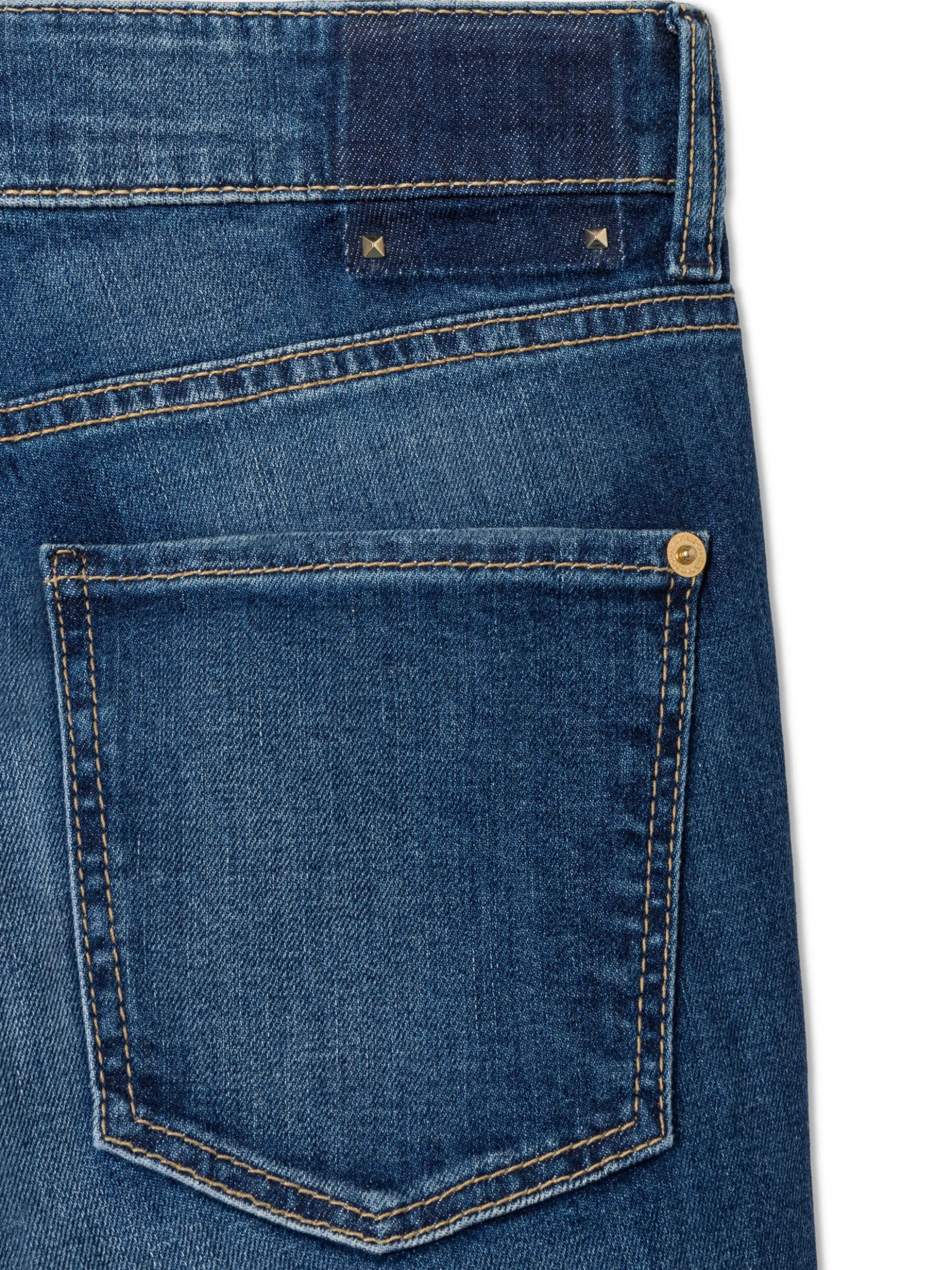 Cambio Damen Jeans - Piper cropped in light stone