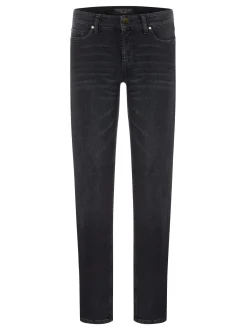 Cambio Damen Jeans - Piper long in schwarz - Länge: lang
