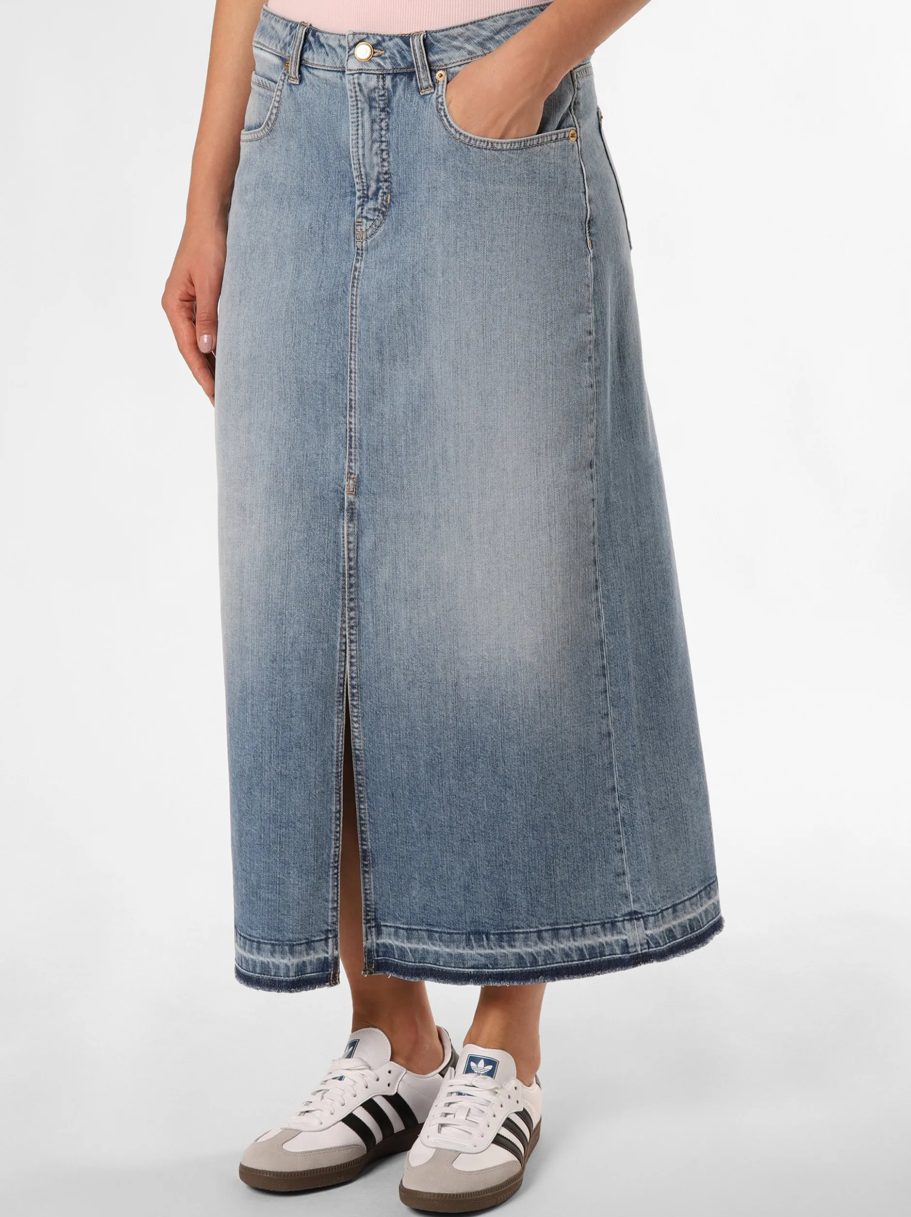 Cambio Damen Jeansrock - Hailey in blue stone