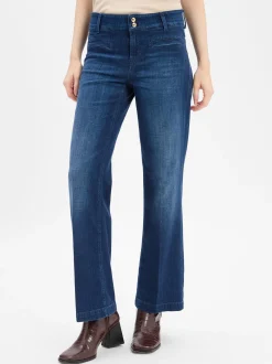 Cambio Damen Jeans - Tessa in blue stone - Länge: lang