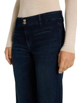 Cambio Damen Jeans - Tessa in rinsed - Länge: verkürzt