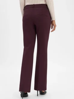 Cambio Damen Stoffhose - Francoise in aubergine