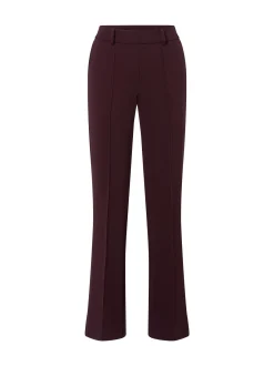 Cambio Damen Stoffhose - Francoise in aubergine