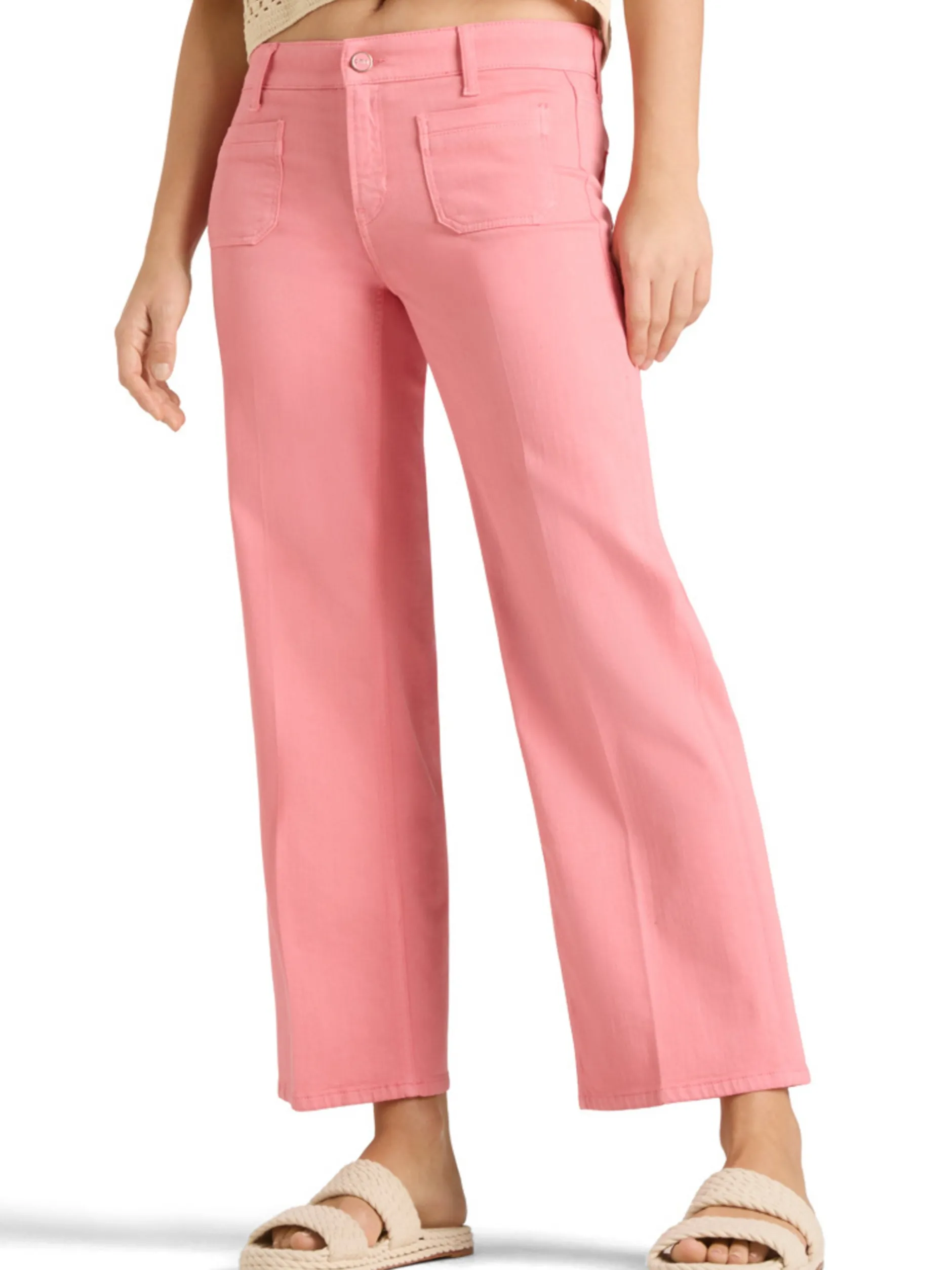 Cambio Damen Stoffhose - Tess in altrosa