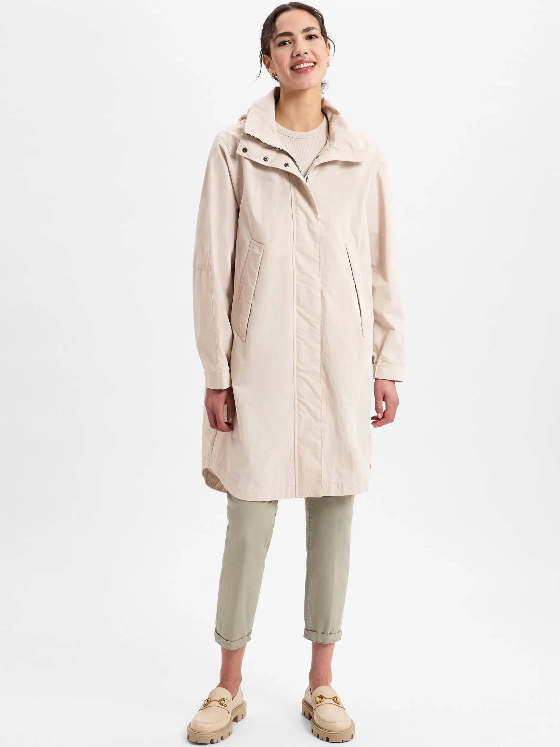 Camel Active Damen Kurzmantel in beige