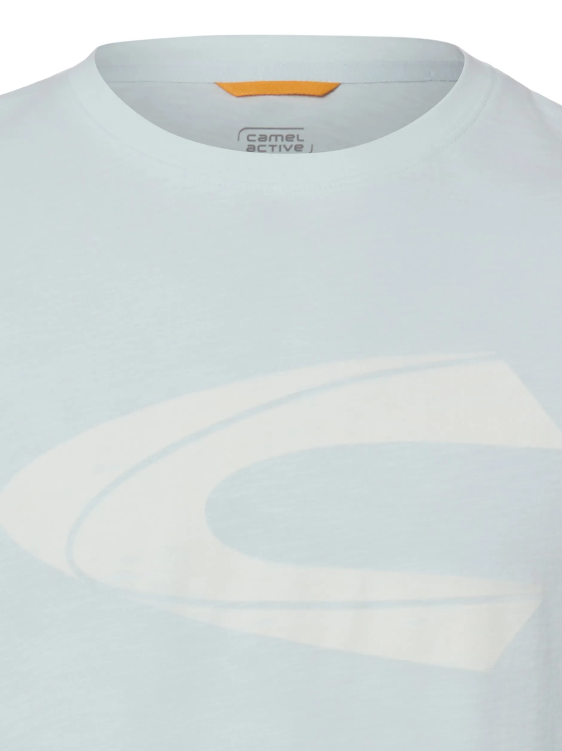 Camel Active Herren T-Shirt in hellblau - Ärmel: kurzarm