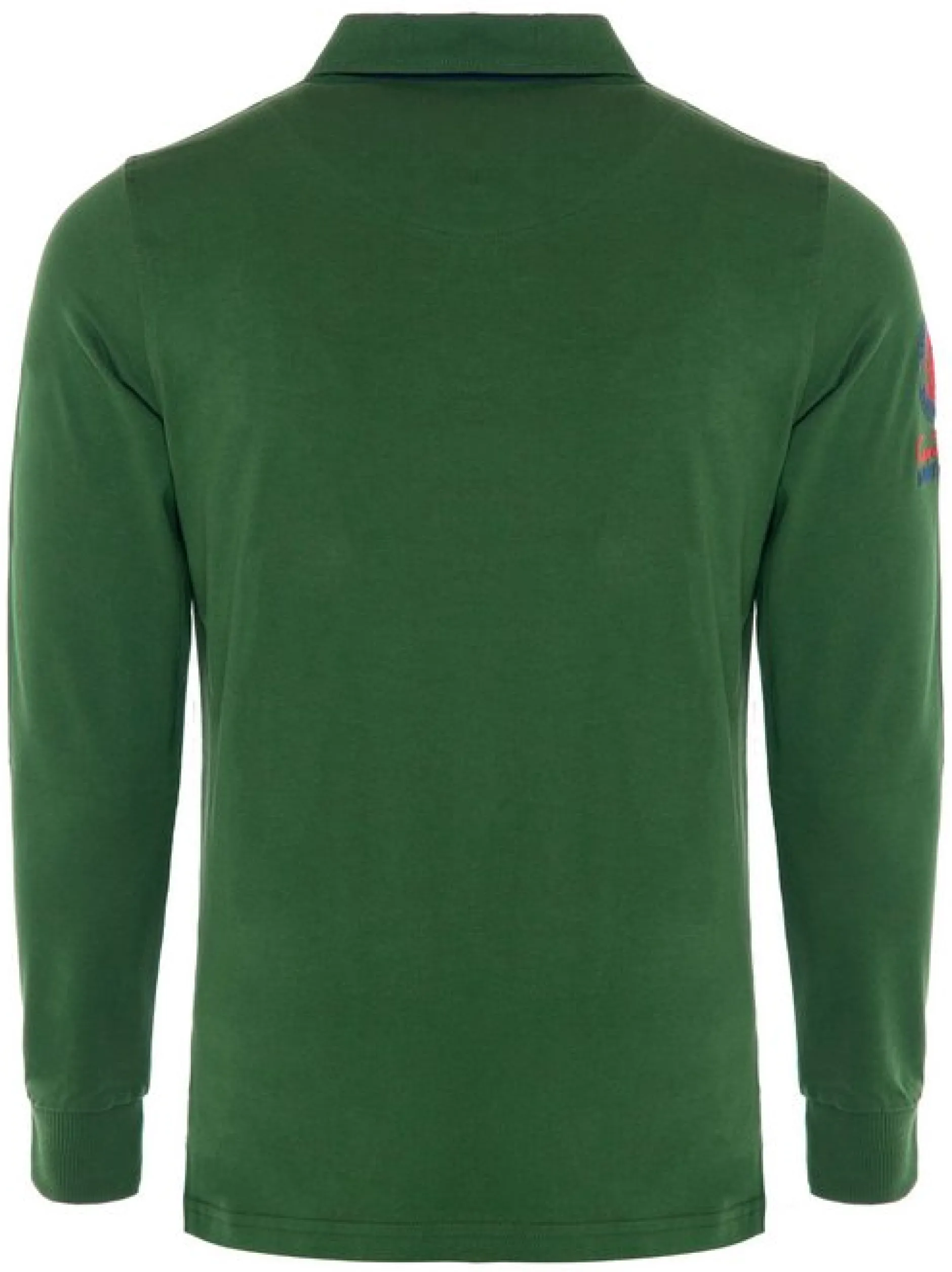 Carisma Herren Langarm-Polo in khaki - Ärmel: langarm