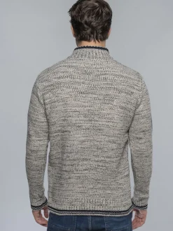 Carisma Herren Pullover in beige - Ärmel: langarm