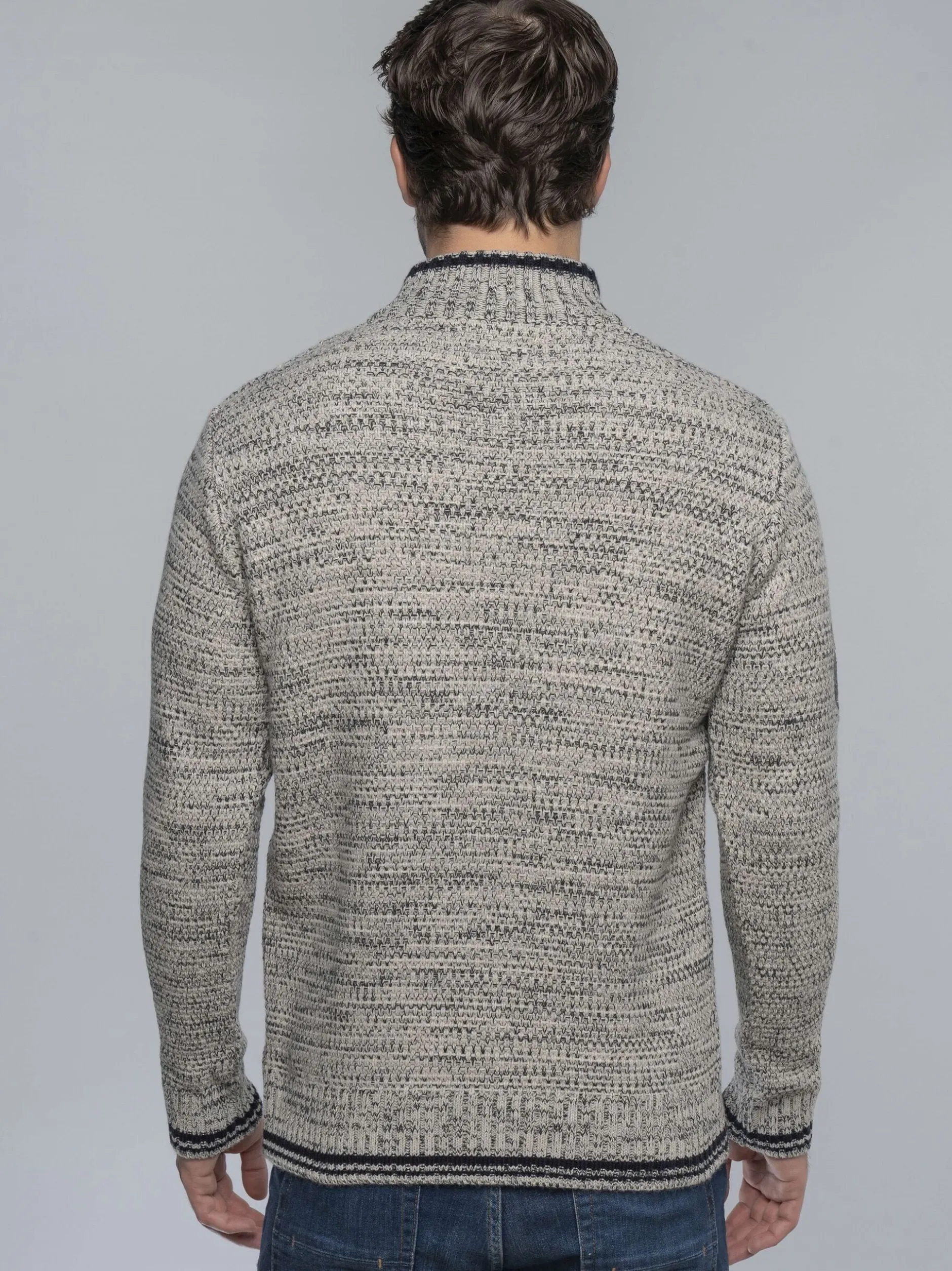 Carisma Herren Pullover in beige - Ärmel: langarm