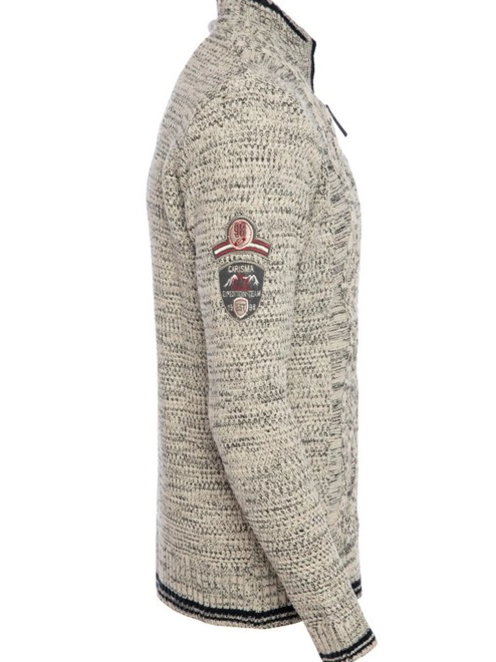 Carisma Herren Pullover in beige - Ärmel: langarm