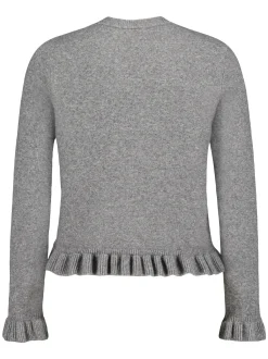 Cartoon Amazing Damen Strickjacke mit Wolle in grau