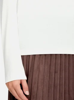 Cartoon Damen Basic Shirt in weiß