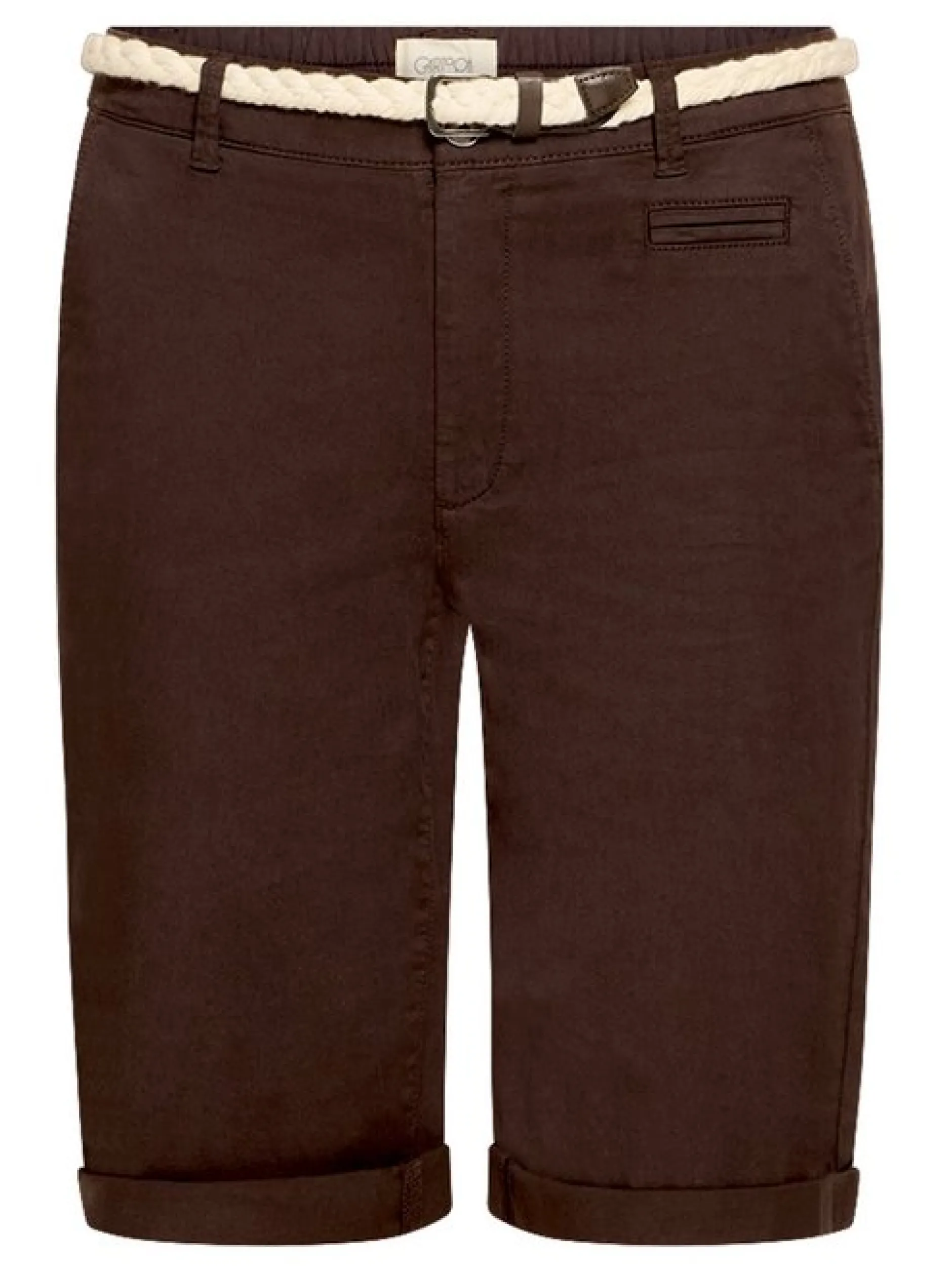 Cartoon Damen Bermudas in braun