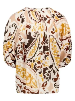 Cartoon Damen Bluse in mehrfarbig