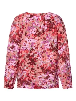 Cartoon Damen Blusenshirt in purple