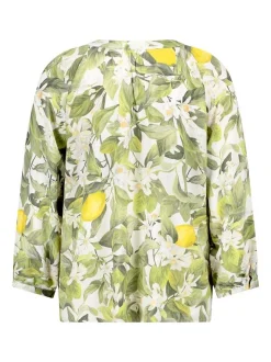 Cartoon Damen Casual-Bluse in grün