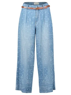 Cartoon Damen Casual-Hose in blau