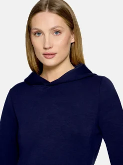 Cartoon Damen Casual-Kleid in marine royal