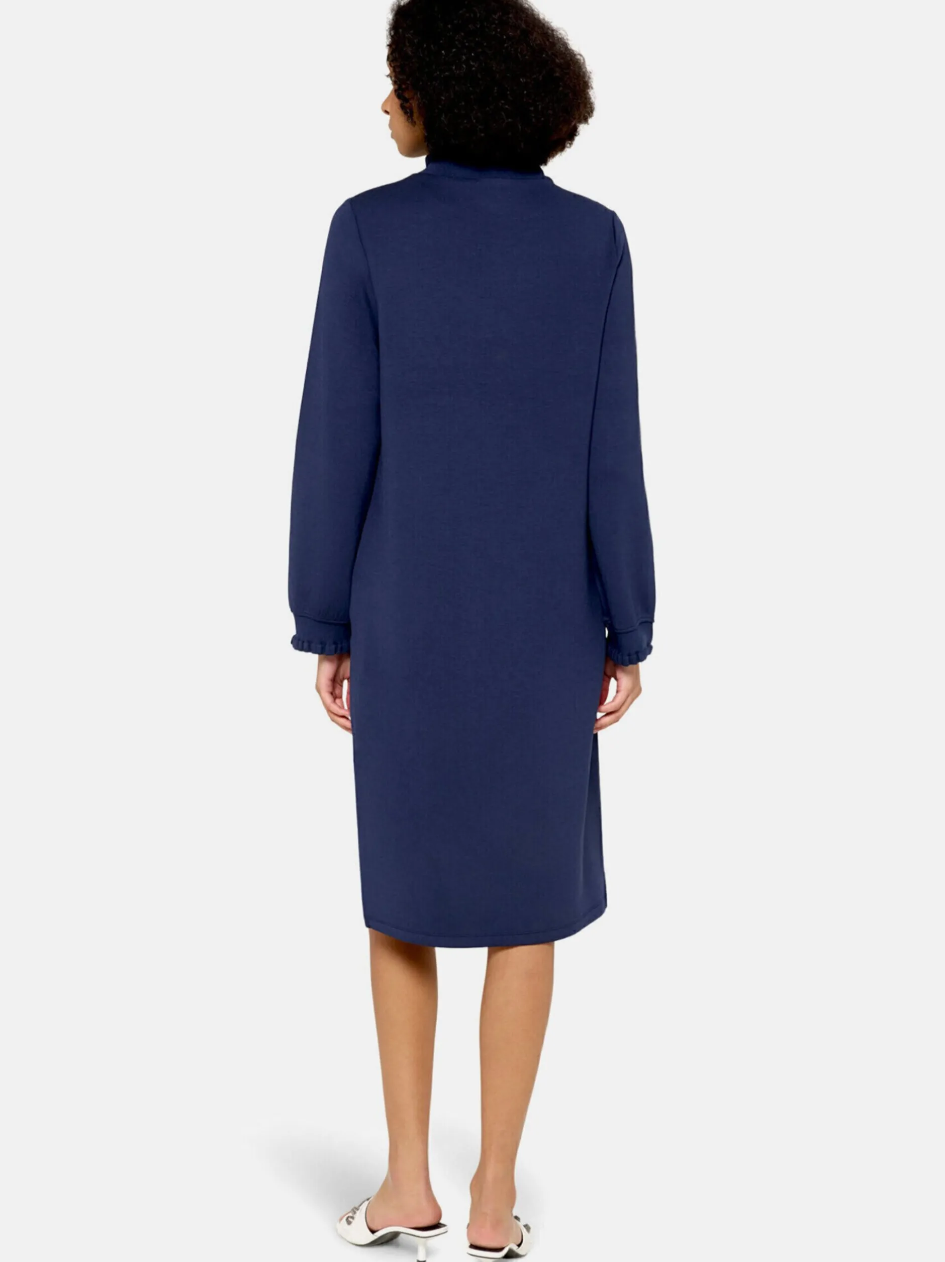 Cartoon Damen Casual-Kleid in marine royal
