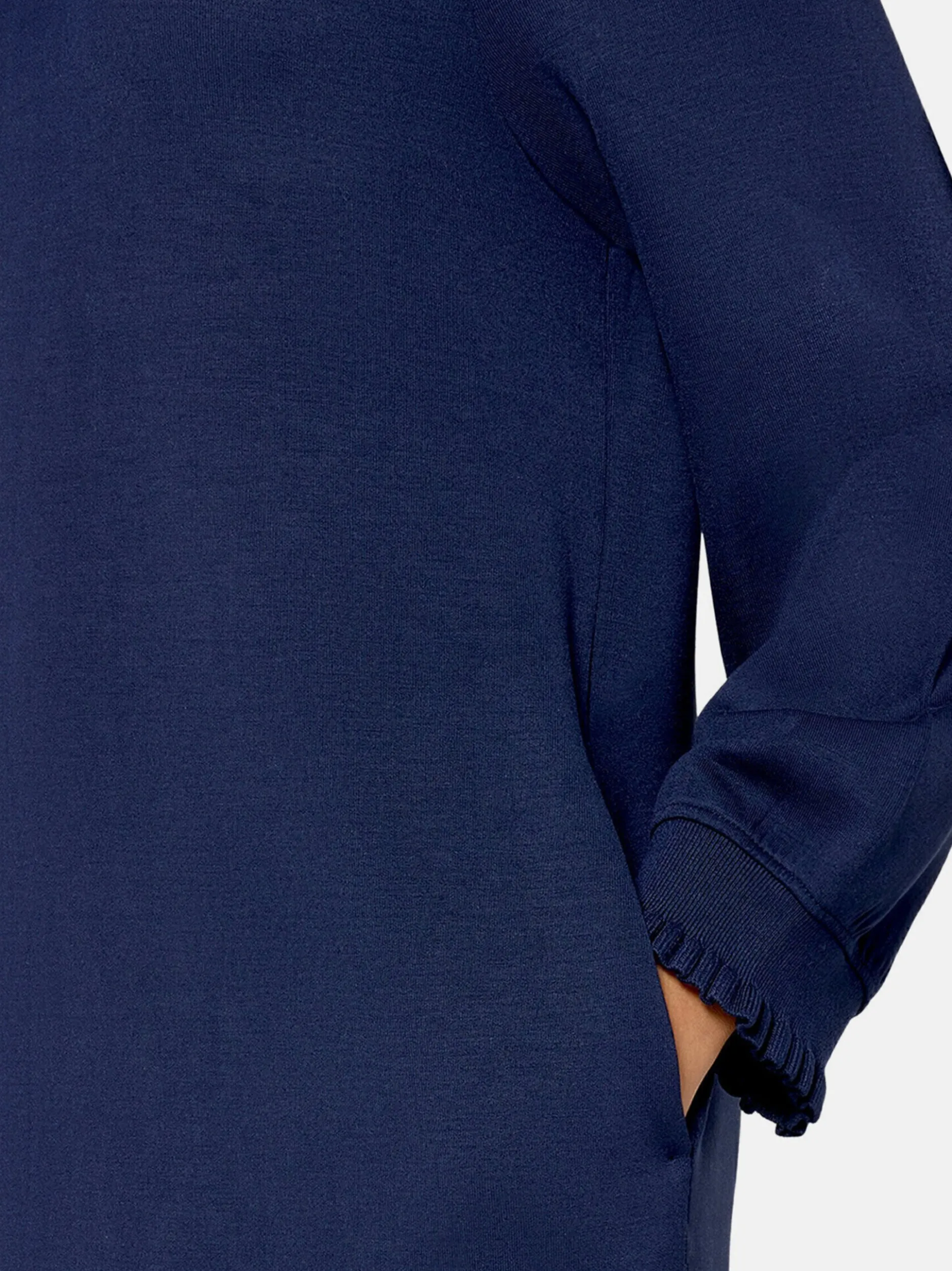 Cartoon Damen Casual-Kleid in marine royal