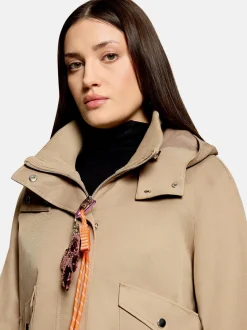 Cartoon Damen Jacke in camel