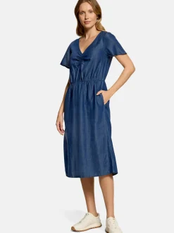 Cartoon Damen Kleid in denim