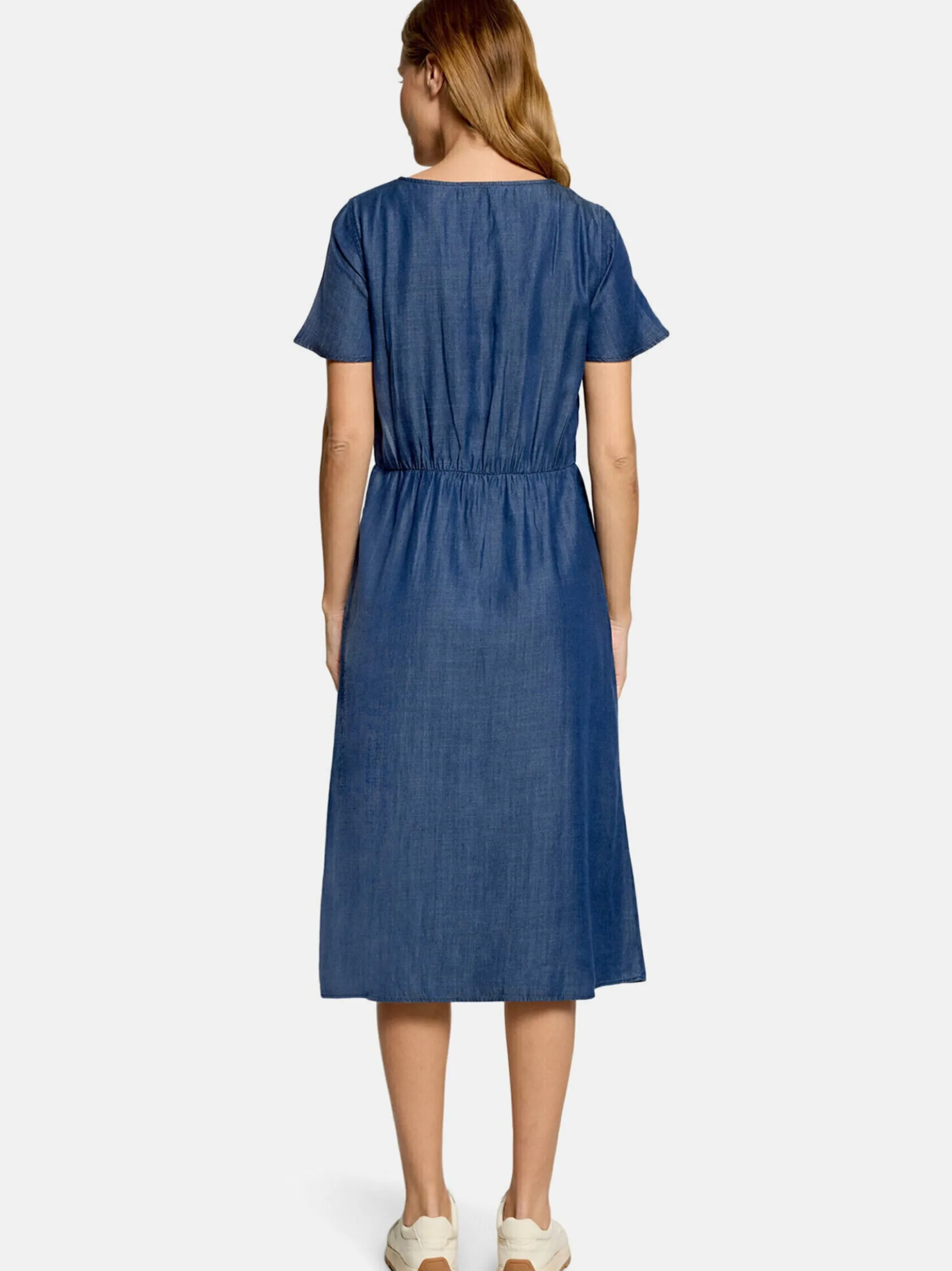 Cartoon Damen Kleid in denim