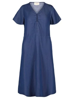 Cartoon Damen Kleid in denim