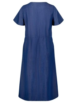 Cartoon Damen Kleid in denim