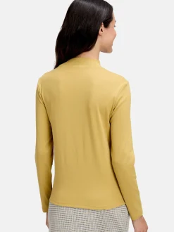 Cartoon Damen Langarm-Shirt in mais gold
